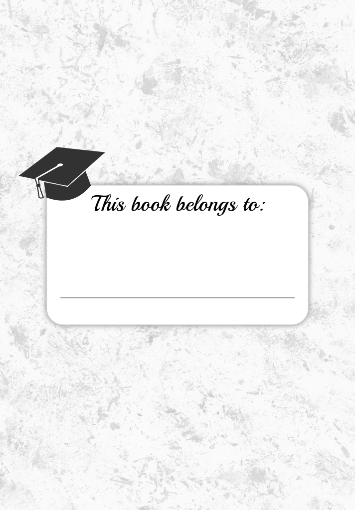 Graduation Guest Book 2025