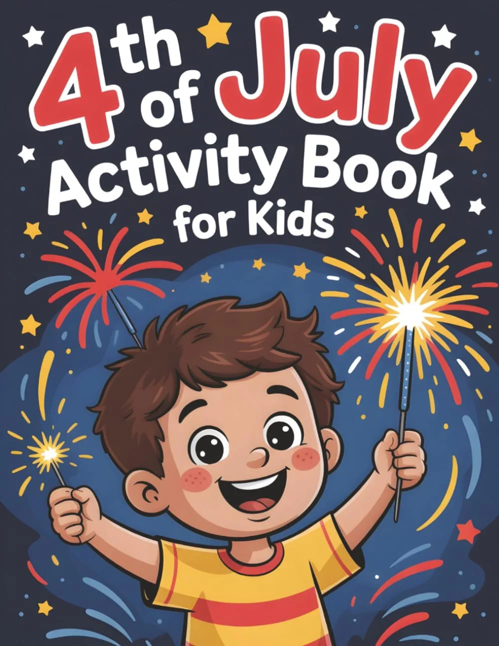 4th of July Activity Book for Kids: Fun July 4th Activities, Coloring Pages, Mazes, and Games – A Patriotic Independence Day Book for Kids Ages 6 to 12