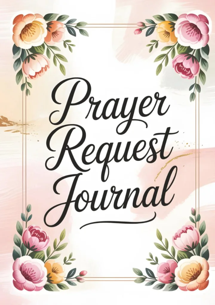Prayer Request Journal: Faith Hardcover Notebook for Daily Reflection and Spiritual Growth | Ideal for Women, Men, Teens, Girls, Boys, Moms, Couples, and All Ages Hardcover – Large Print