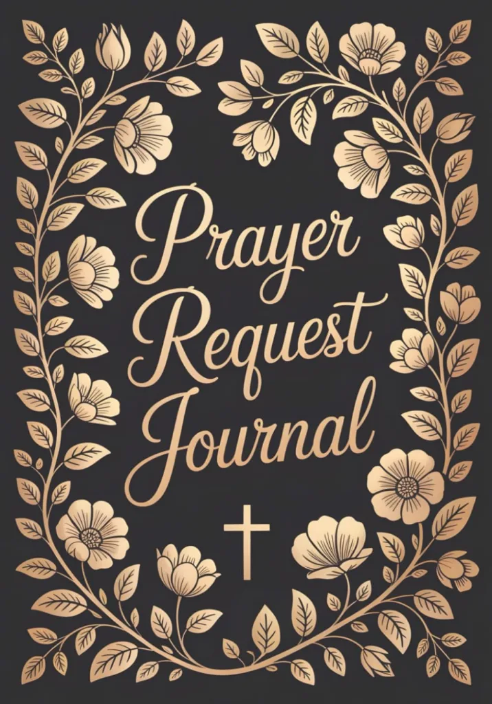 Prayer Request Journal Faith Notebook for Daily Reflection and Spiritual Growth Paperback – Large Print