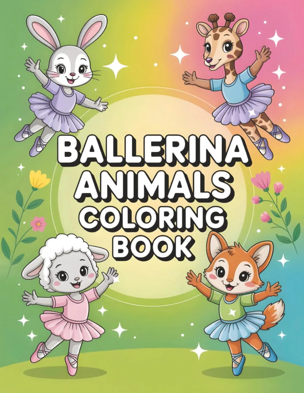 Ballerina Animals Coloring Book